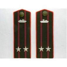 Погоны полевые ПОДПОЛКОВНИК, Бронетанковые войска и Артиллерия, обр. 1943 года 